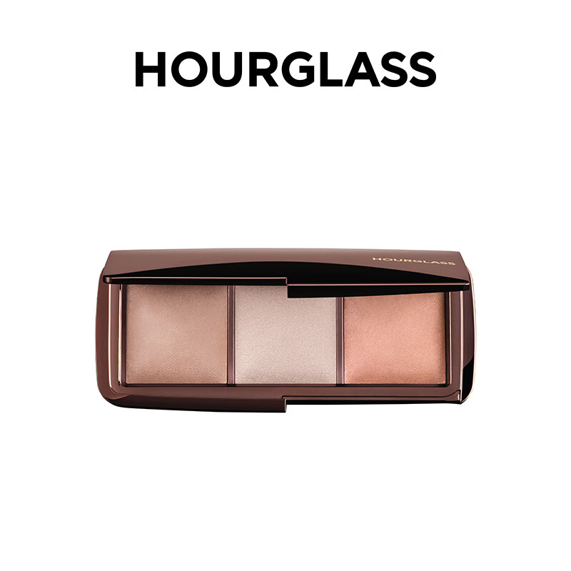 HOURGLASS柔光亮采高光修容综合盘面中提亮多用盘生日礼物送女友 3.3g*3