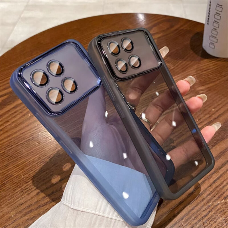 闪曼巴 适用于红米k70pro手机壳自带镜头膜redmi保护套k70硅胶K70E全包防摔透明保护套 【暮光紫&镜头膜】魅眼 红米 K70E