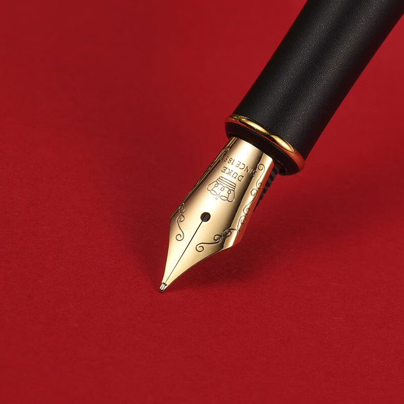 DUKE公爵2026马踏祥云套装3红色气氛款铱金笔钢笔墨水笔自用书写送人自用书写顺滑可用墨囊 圣诞树挂件套装(红色笔帽)