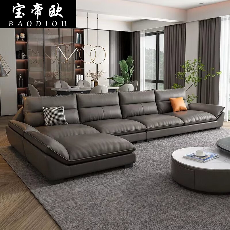 宝帝欧(baodiou)沙发客厅北欧简约现代转角轻奢乳胶科技布艺沙发贵妃
