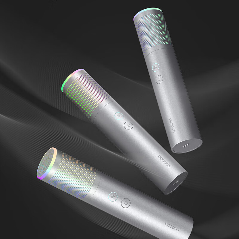 酷开创维酷开智能电视无线麦克风家庭k歌usb话筒语音点歌笔记本会议教育大屏电脑k歌家用ktv神器酷k-td 酷开u13双麦至尊版