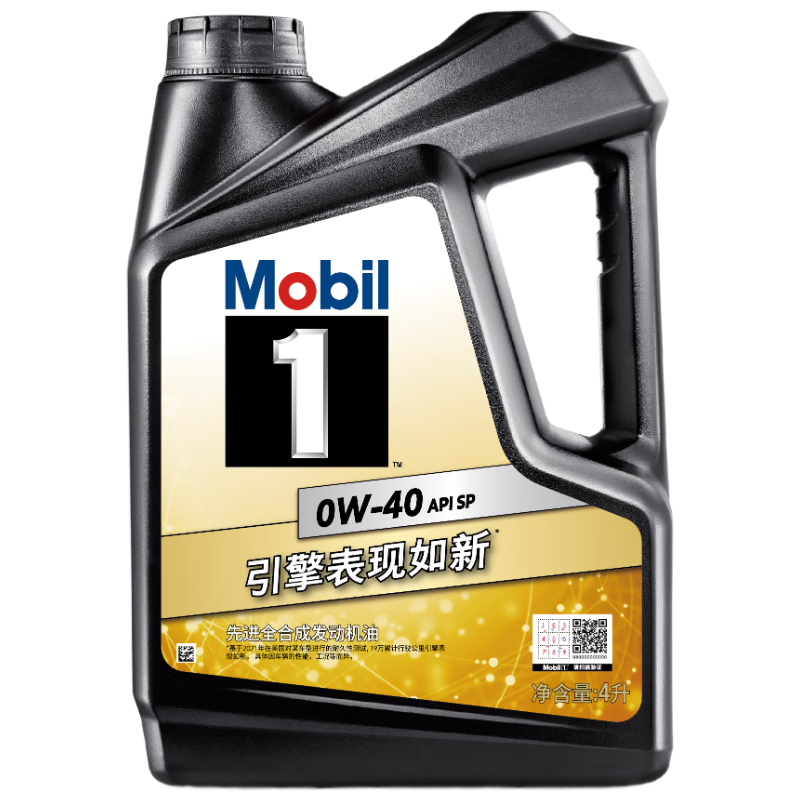 ���ڣ�Mobil���ڽ�澭��ϵ�� ȫ�ϳɷ������� 0W-40 4L SP/A3B4 MB 229.5 ��֤ 213.3Ԫ