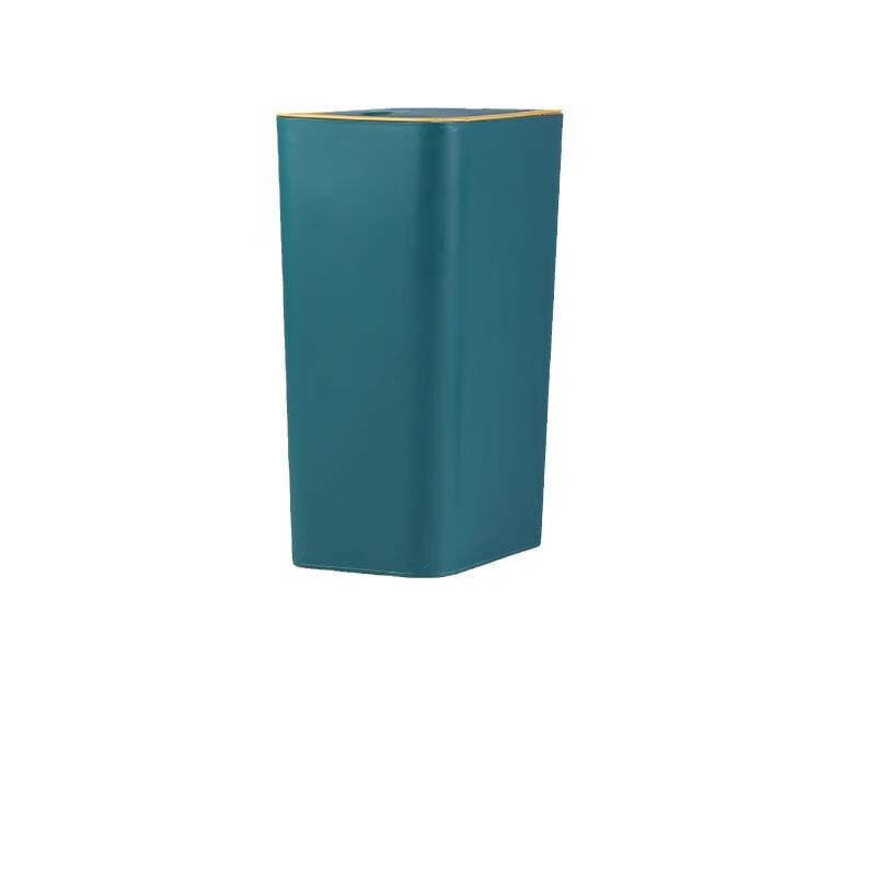 垃圾桶家用带盖按压式弹盖款高级感ins风厨房厕所防臭夹缝不占地 10.5L 奶油色（1个装）