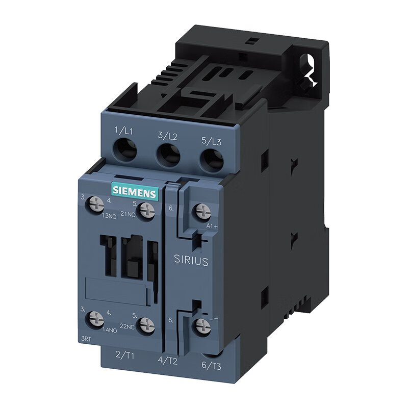 西门子交流接触器 3rt6 12a 3p 3常开 1常开 1常闭 直流 400v 24vdc 3