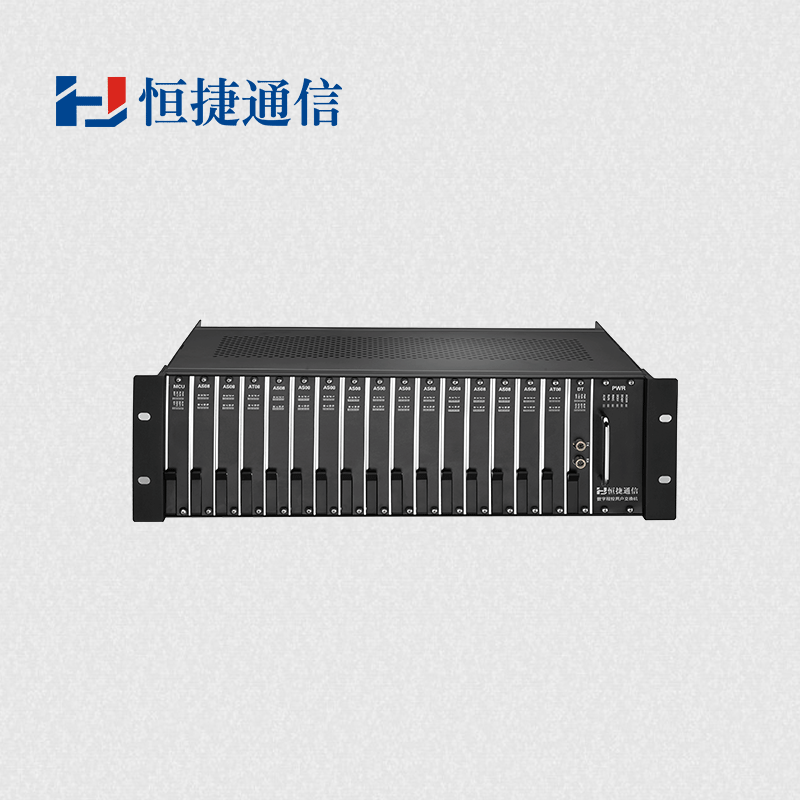 恒捷HJ-E800C型数字程控电话交换机网口联机计费酒店程控电话交换机可扩至128门 0外线 8路外线板