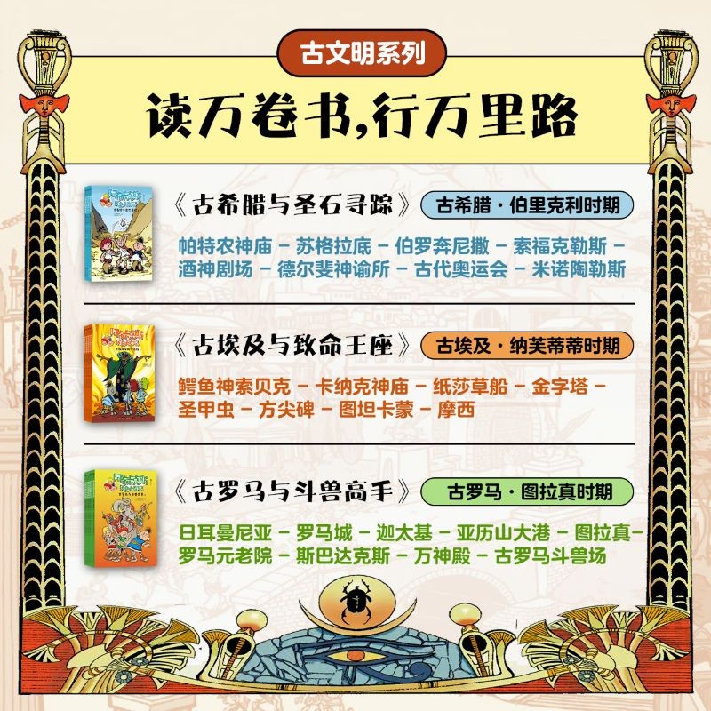 阿布卡克斯历史大发现6辑套装青少儿，7+暑假阅读暑假课外书课外暑假自主阅读暑期假期读物详情图