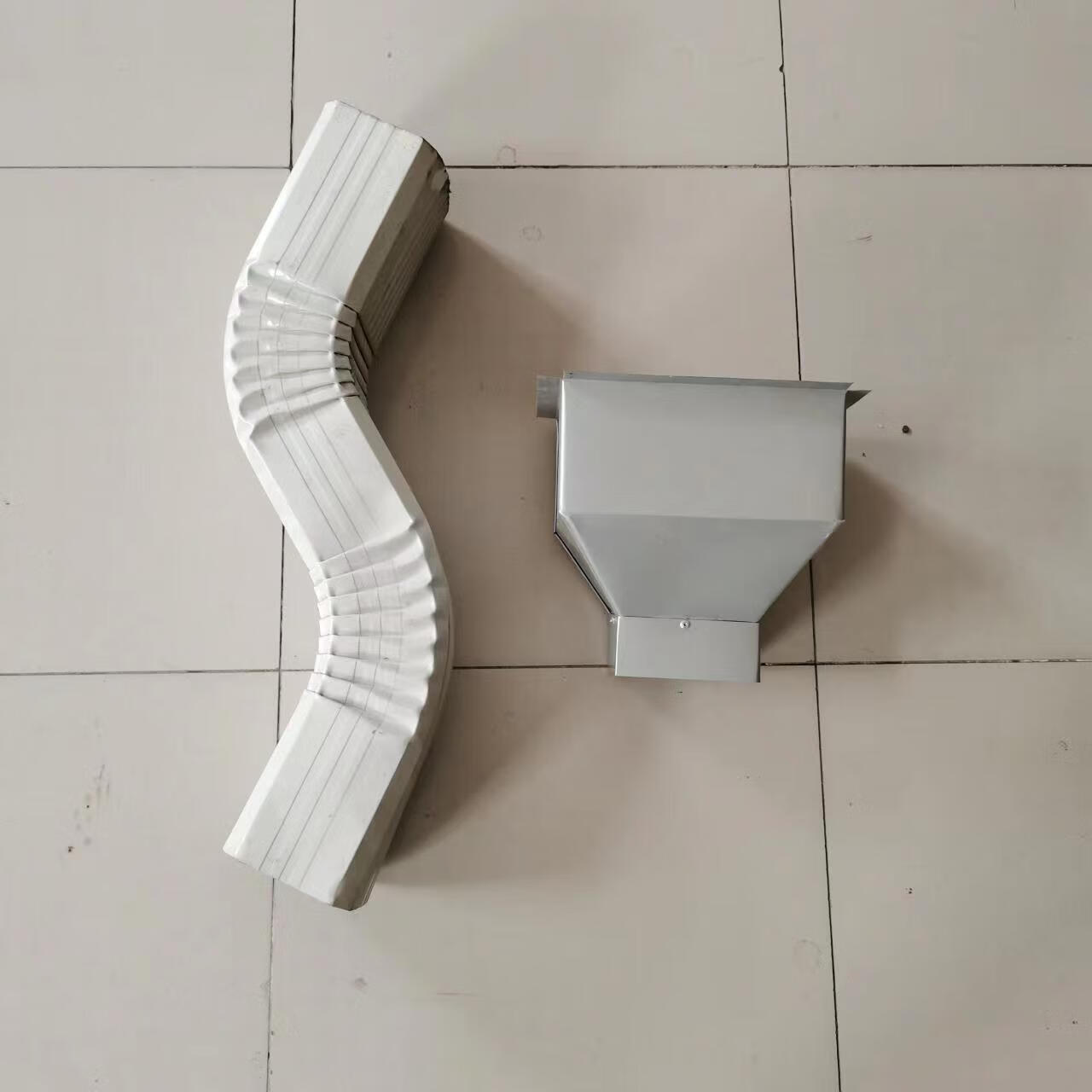 厂房彩钢雨水管s弯头钢结构金属落水管45°弯头维修改建专用侧面弯