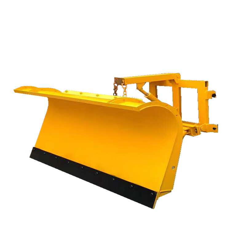 黍鱼装载机推雪铲道路清雪破冰液压犁板式推雪板皮卡拖拉机改装除雪铲