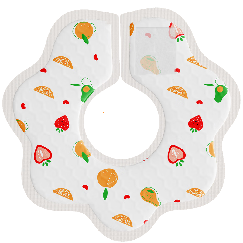 麦格萌一次性口水巾30片婴儿围嘴围兜宝宝防口水吐奶围脖可旋转调节免洗