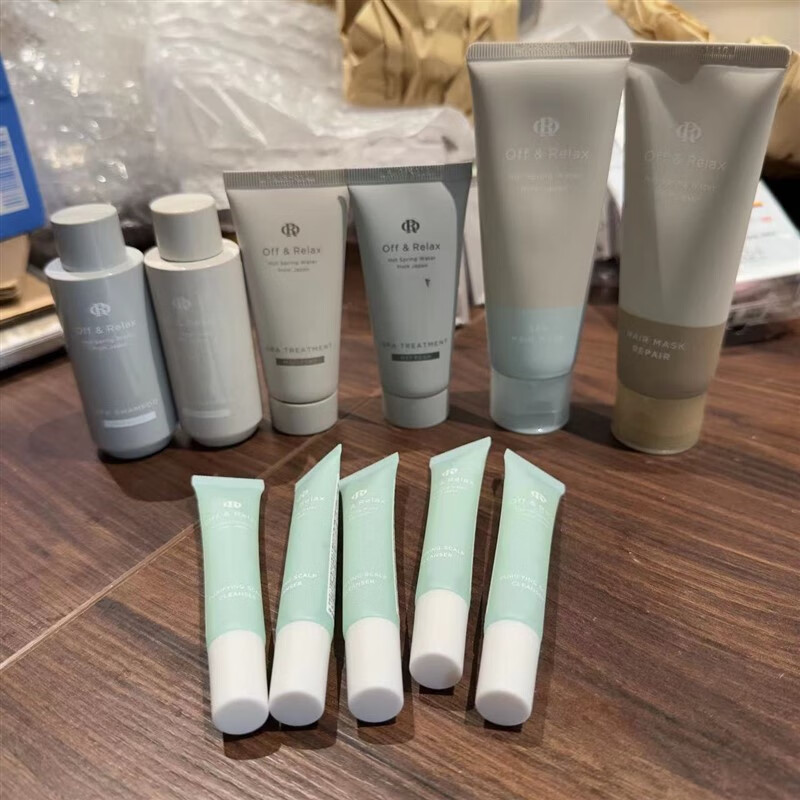 OFF&RELAX中样温泉净澈蓬松洗护套装发膜 中小样合集 清爽 清爽洗发替换装 200kg 2袋