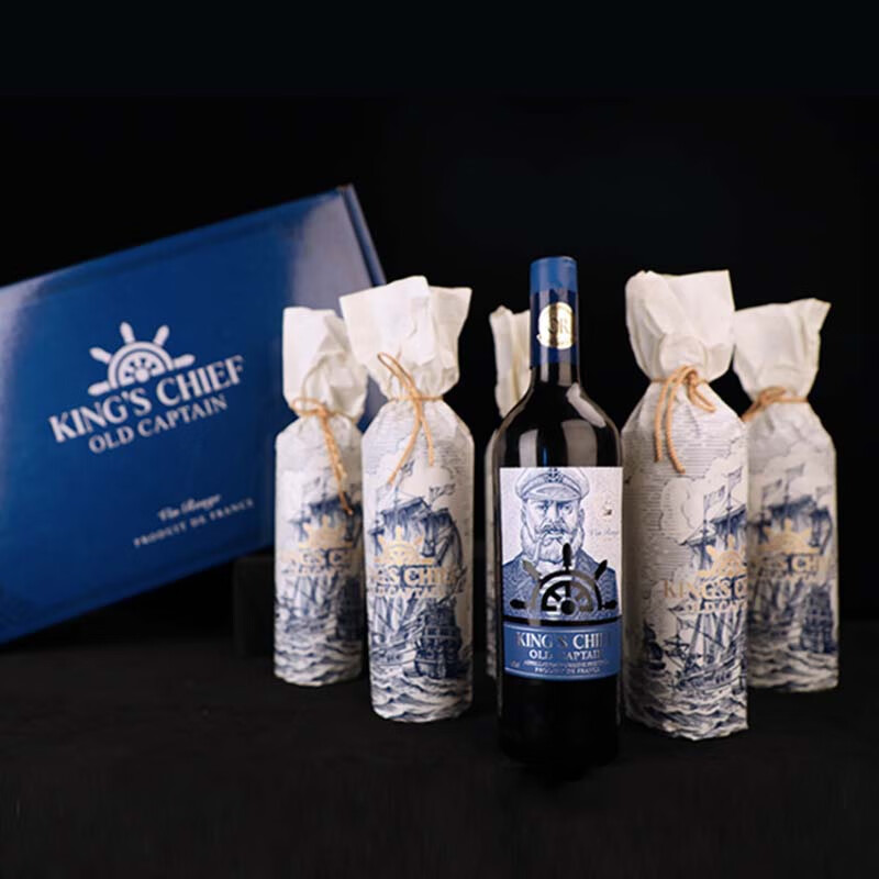 王之首领老船长红酒 法国进口干红葡萄酒14.