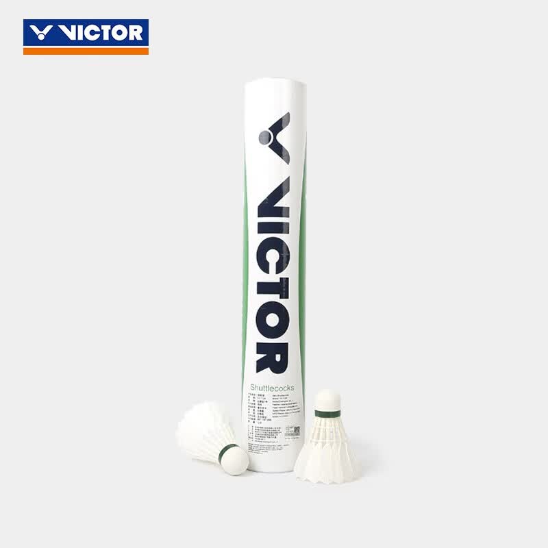 威克多（VICTOR）比赛7号羽毛球专业比赛耐打王训练球鸭毛球飞行稳定 比赛7号（12只装） 5筒 77速度