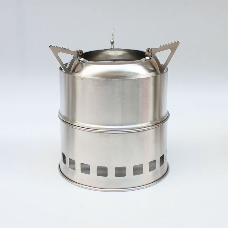 暖教授户外迷你折叠微型旅行小型气化柴火炉分离式带鼓风机便携酒精炉