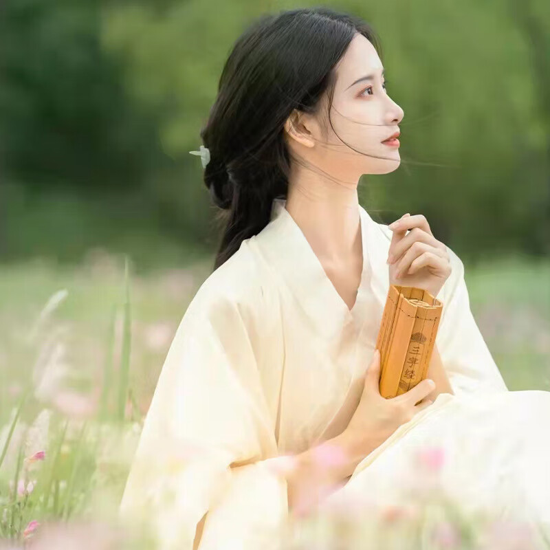 莫代尔神明少女晋制汉服女魏晋风古风超仙气古装广袖古代服装女汉服