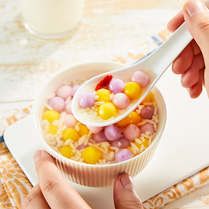 思念迷你彩色汤圆  酒酿三色小圆子300g*5件