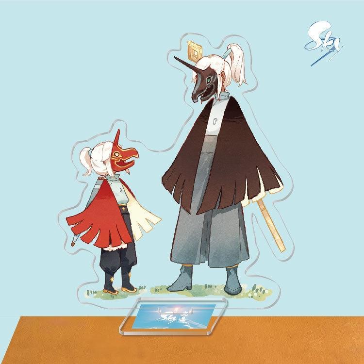 光遇动漫周边亚克力立牌白鸟龙骨帅桌面装饰摆件校园创意小礼物 光遇