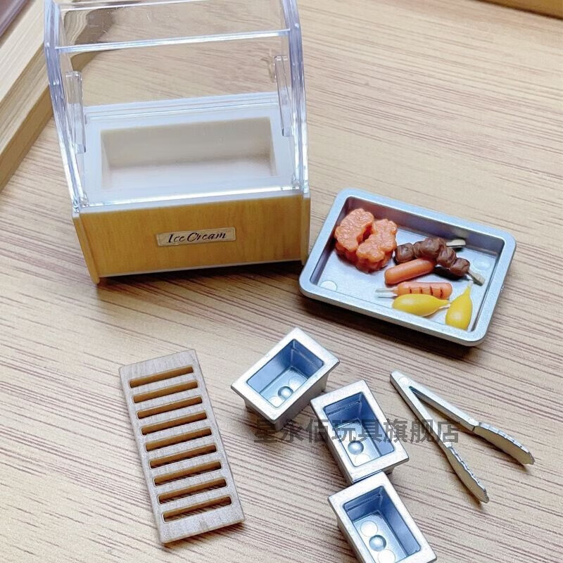 贝木惠日本食玩玩具日式迷你关东煮微缩面包娃娃屋摆件解压创意玩具