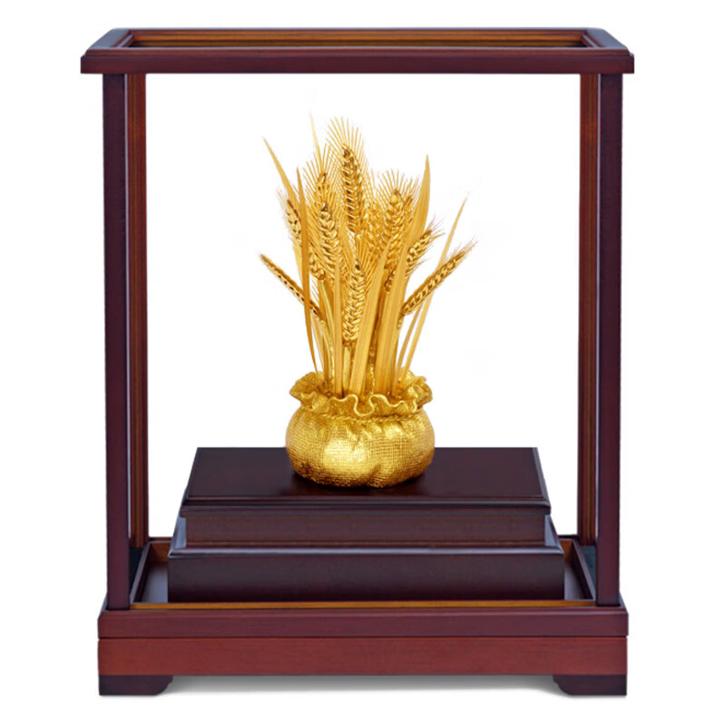 NWTB大号黄金麦穗大卖招财进宝摆件开业礼品乔迁新居公司店铺装饰摆件 招财进宝