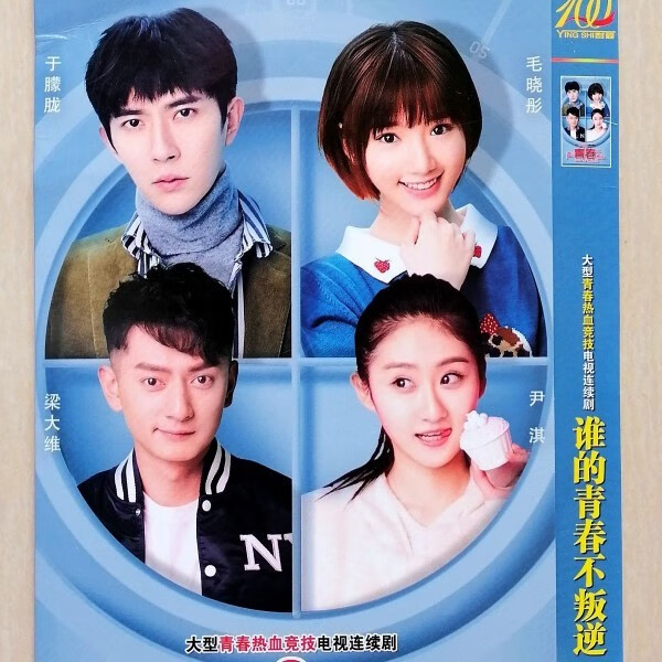 星舵谁的青春不叛逆 dvd碟片光盘 于朦胧 毛晓彤 青春偶像电视剧