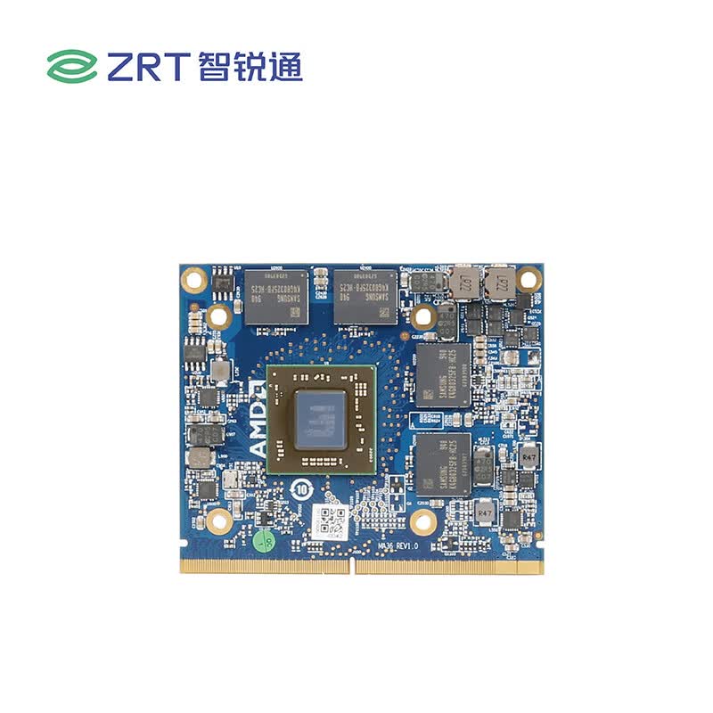 智锐通MA36 RX550 4G 128b GDDR5 2DP+2HDM MXMType A35W -20度国产平台 工业显卡