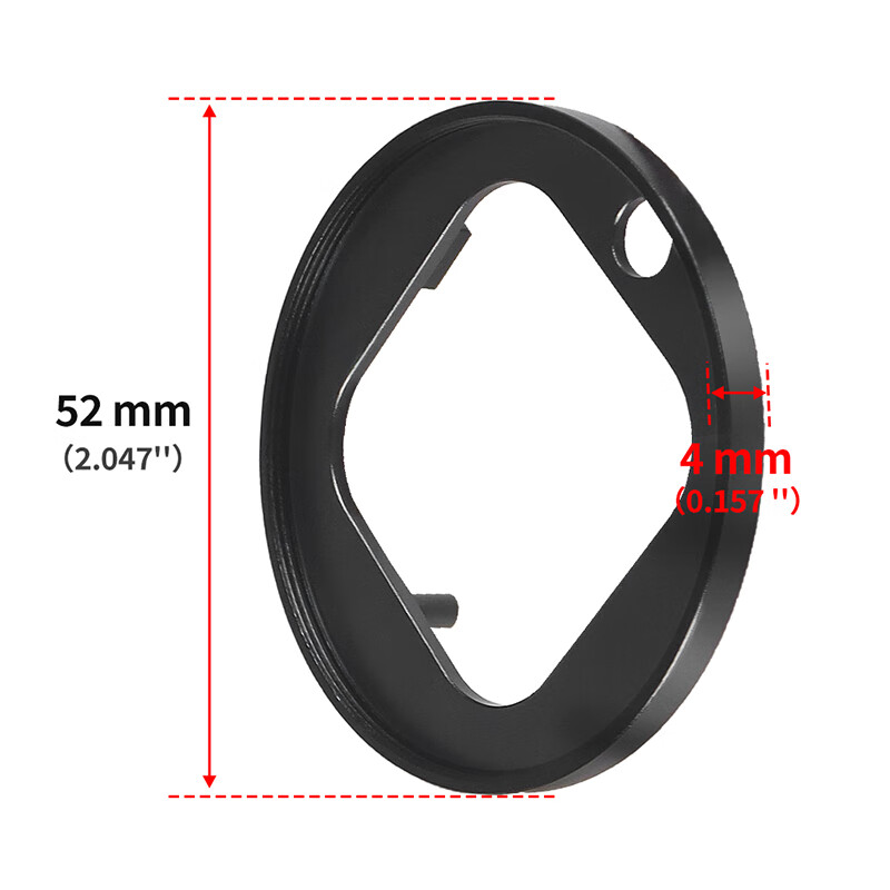 飞超 适用GoPro13兔笼GoPro12/11/10/9运动相机金属保护框冷靴拓展补光灯麦克风可安装M52滤镜 旋钮款+滤镜座+滤镜+防尘盖*KF41279-C