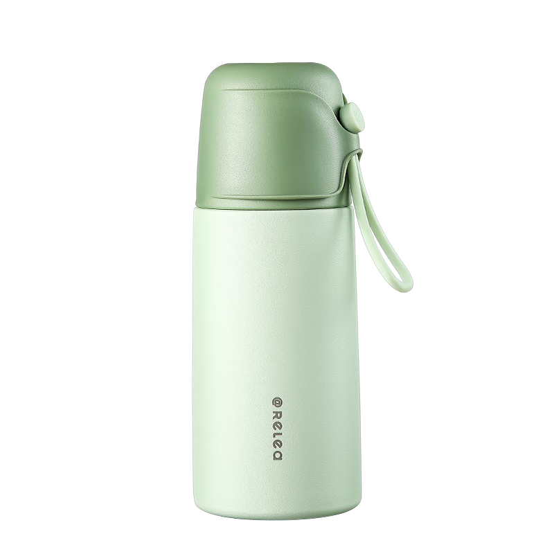 物生物（RELEA）學生保溫杯男女士兒童大容量水杯316L不銹鋼便攜泡茶杯子生日禮物