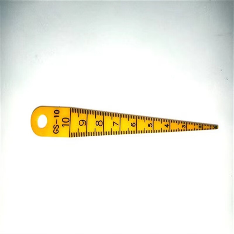 施韵令楔形塞尺间隙孔径尺塑料锥形尖角塞尺 斜度规改锥高精度加长 1