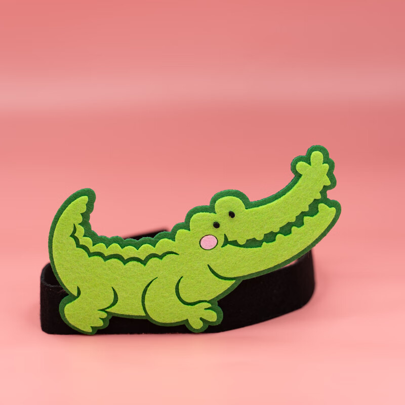 萨默斯动物头饰表演道具可爱卡通幼儿六一活动趣味课堂教具头套 鳄鱼