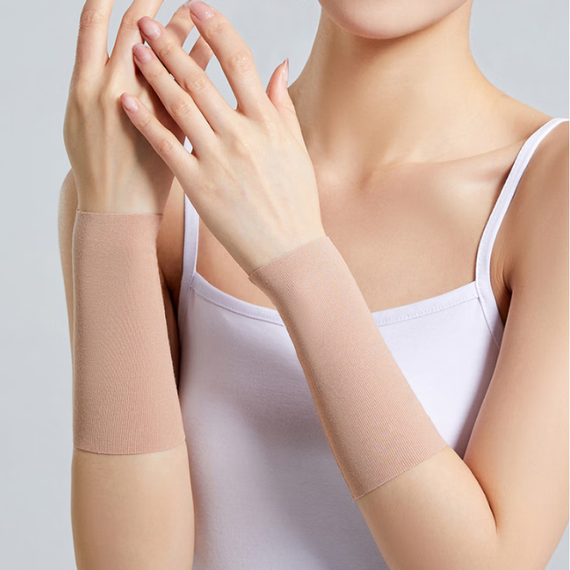 矢向冰丝护腕轻薄男女防晒手腕纹身遮挡套袖薄遮疤痕遮盖袖套肤色手臂