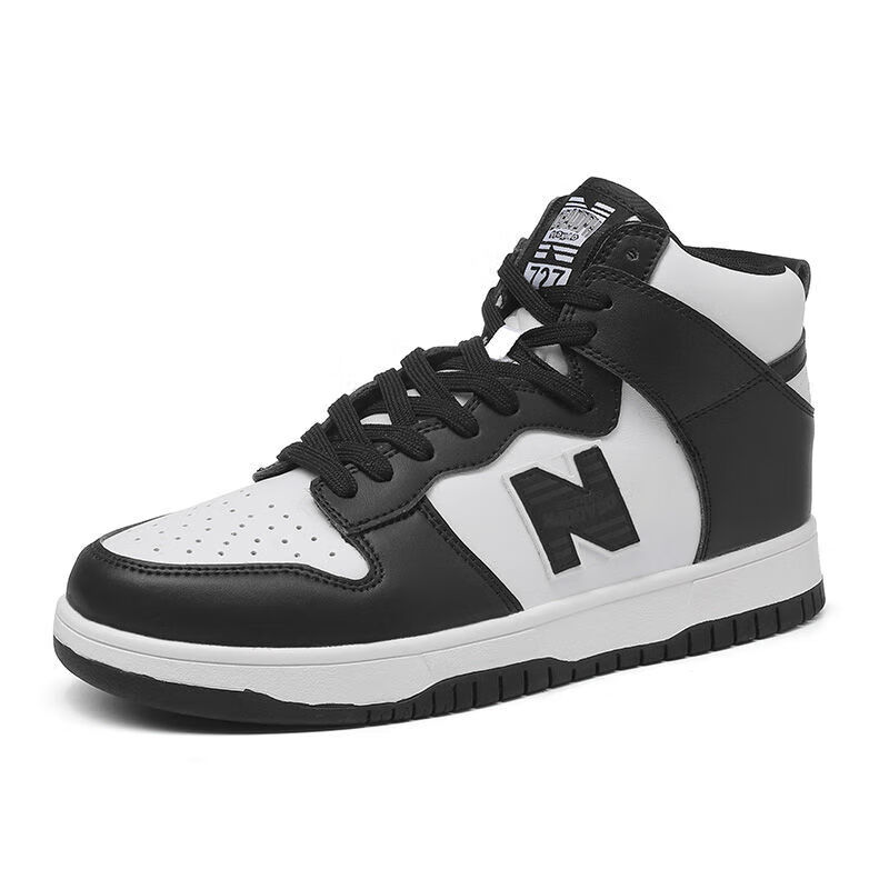 新百伦官方秋冬款运动鞋情侣高帮板鞋男款休闲轻便运动防滑潮流 旗舰