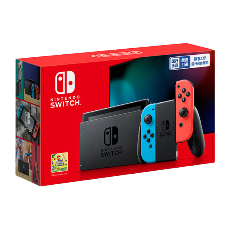 任天堂（Nintendo）Switch OLED游戏机 家用体感游戏机 国行 Switch续航版【红蓝】