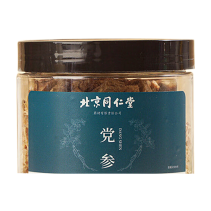 養慶堂(YANGQINGTANG)北京同仁堂黨參罐裝125g 1罐 可配搭中藥材當歸黃芪