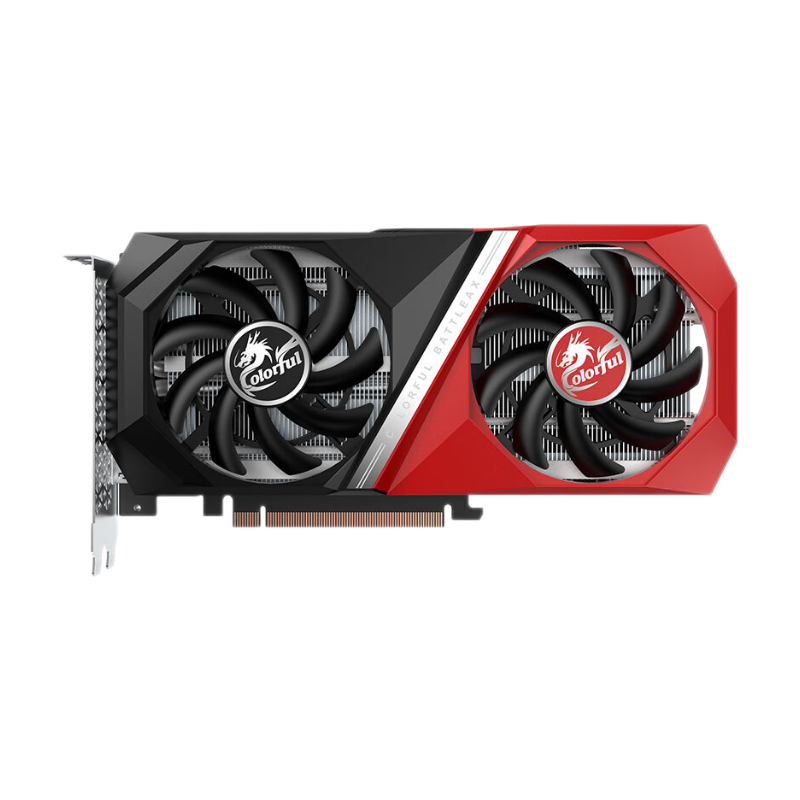 COLORFUL 七彩虹 战斧 GeForce RTX 3050 DUO V2 8G 显卡 8GB 黑红色