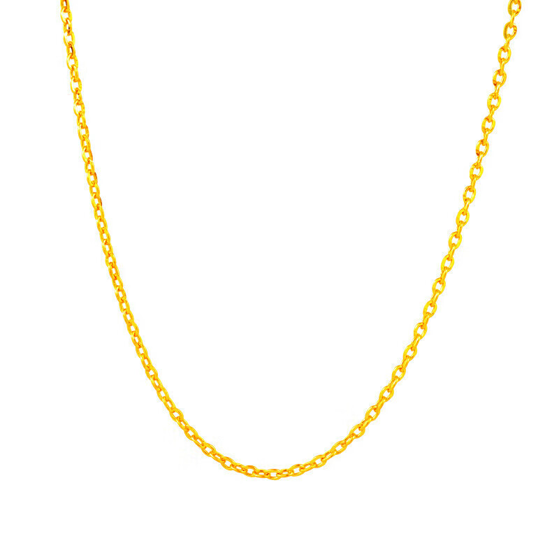 菜百首饰 黄金项链 足金长城链O字女士项链 计价 约6.40克约40厘米