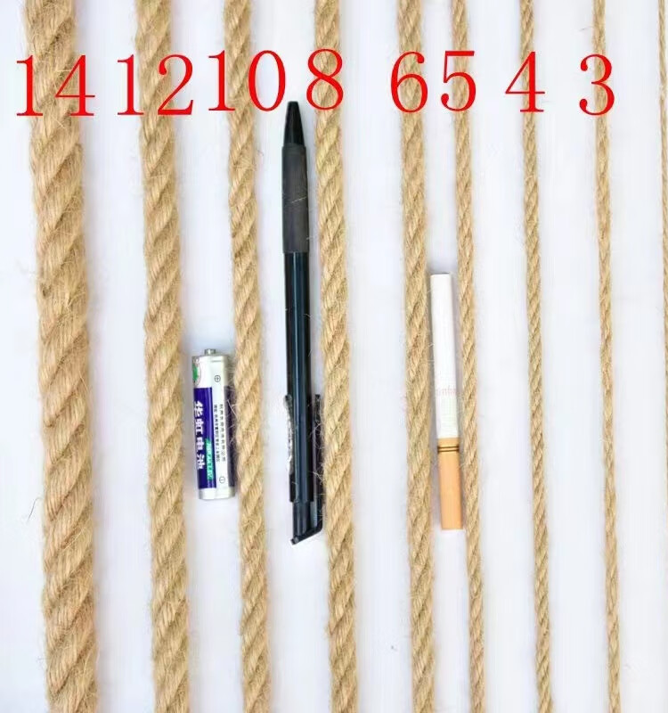 粗麻繩繩子拔河繩麻繩裝飾品優(yōu)質(zhì)細(xì)麻繩手工編織捆綁麻繩diy麻繩 3毫米100米送膠水