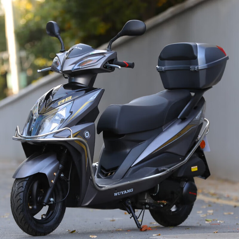 天下行官方广州踏板燃油摩托车125c电喷可上牌省油踏板摩托 五羊尚领