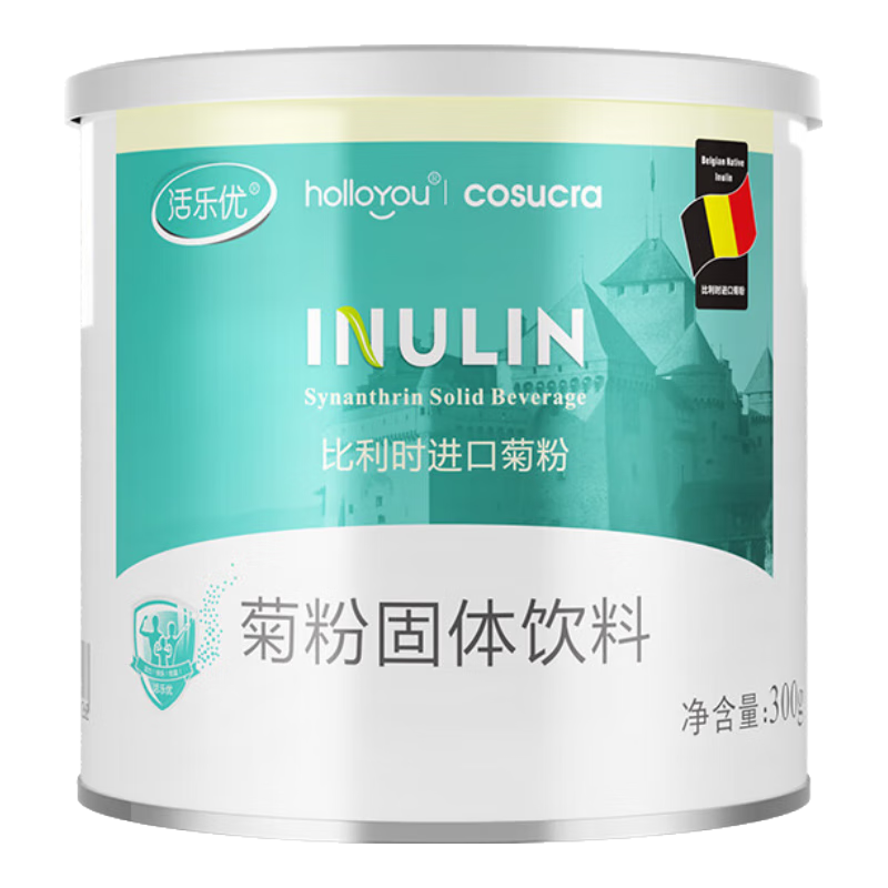活樂優菊粉 益生元水溶性膳食纖維粉300g/罐低聚果糖比利時 菊粉禮盒裝 1罐裝
