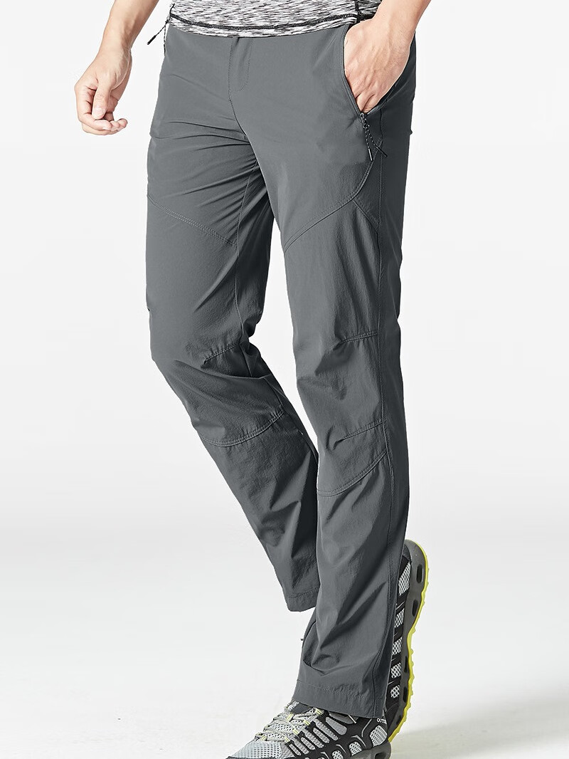 jack wokeknsn狼爪云户外夏季薄款速干裤男女弹力登山裤男式户外休闲