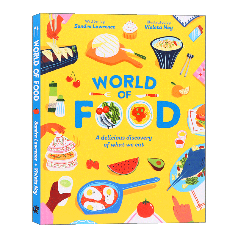 世界美食介绍 英文原版 world of food 精装 儿童图画书 英文版 进口