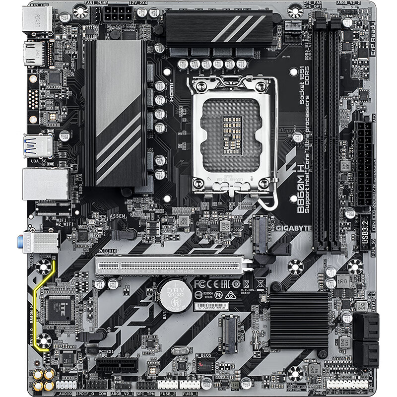 技嘉 超耐久B860M H DDR5 图 3