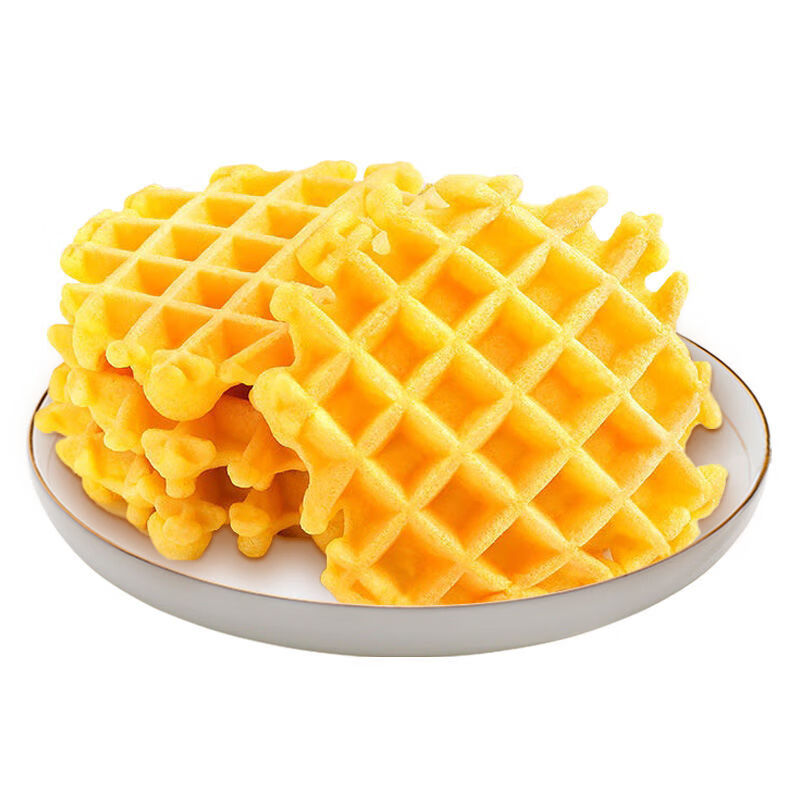 泓一华夫饼500g面包蛋糕鸡蛋饼早餐宿舍零食点心糕点食品整箱批发