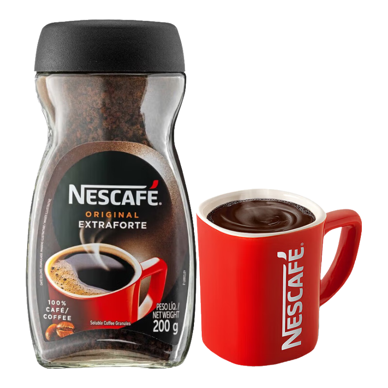 雀巢（Nestle） 巴西醇品美式纯黑咖啡200g*1罐