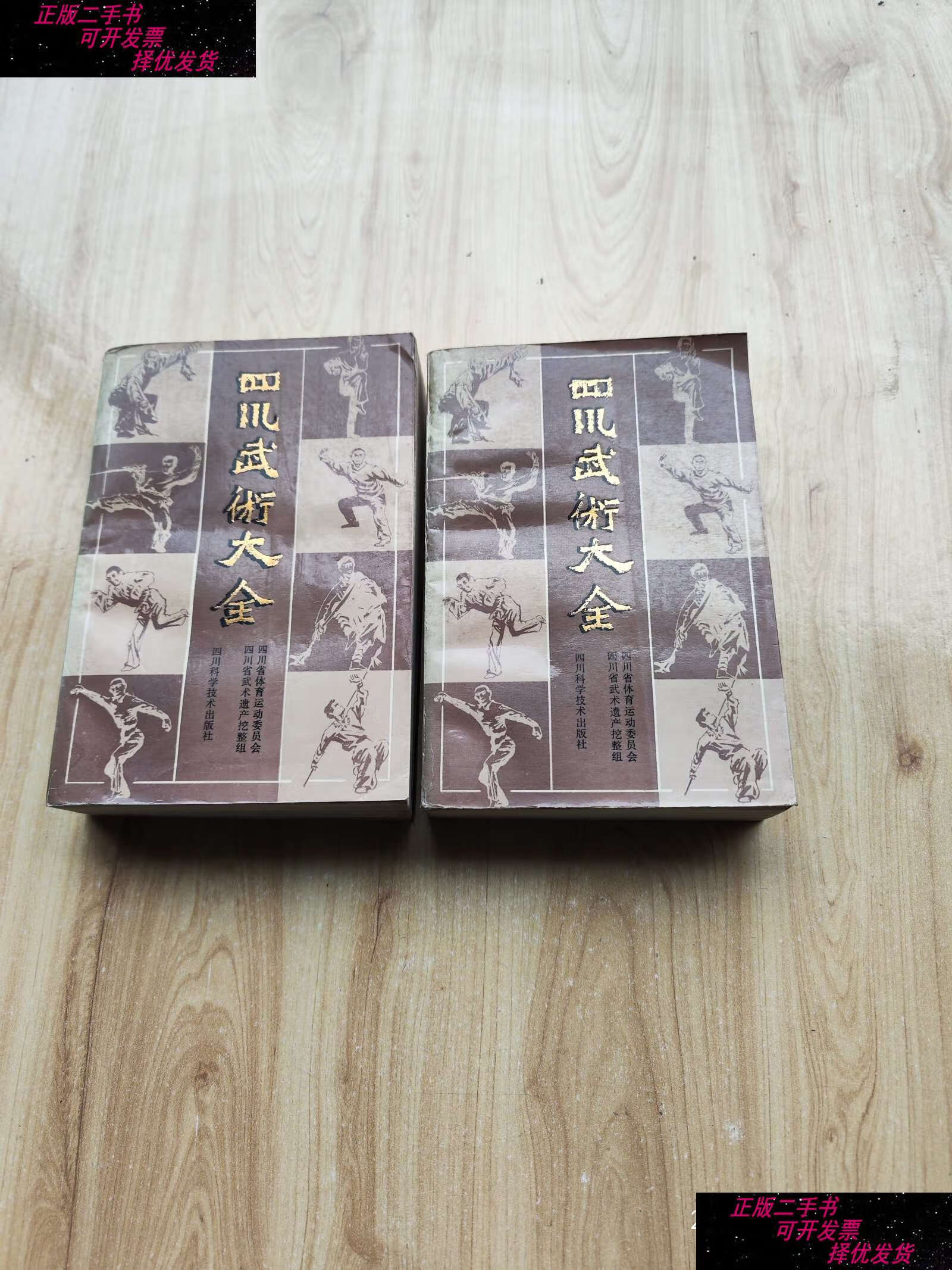 【二手9成新】四川武术大全 (上下册)【请注意书的品相】 /四川省体育