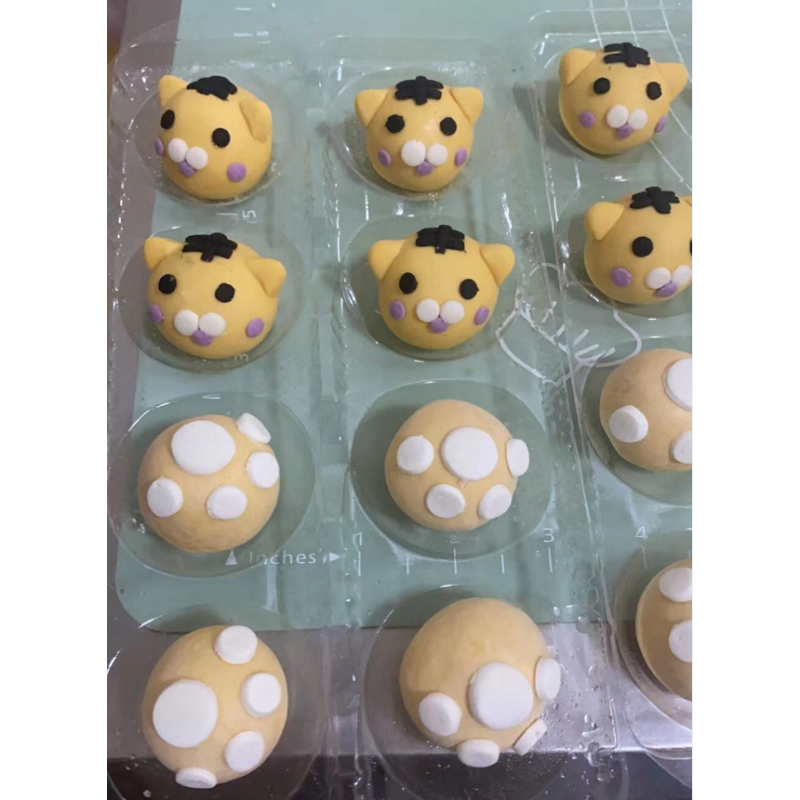 邦晖嘉【虎生威汤圆】黑芝麻白雪公主卡通动物造型水煮水果 虎虎生威