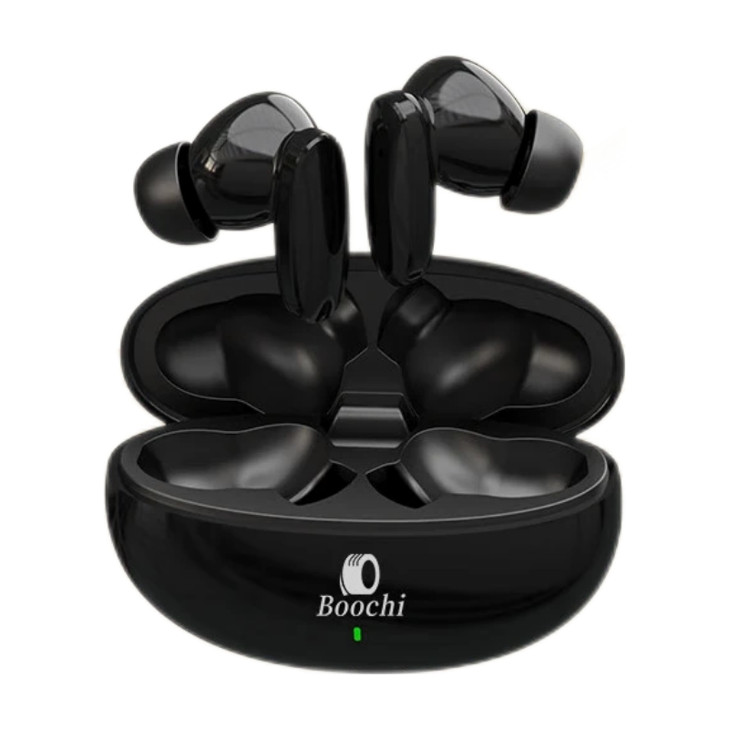BOOCHI【新款丨智能丨高清降噪】蓝牙耳机无线耳机超长续航入耳式游戏运动健身高音质适用苹果华为小米 【杂音隔绝】【高清通话.黑色】