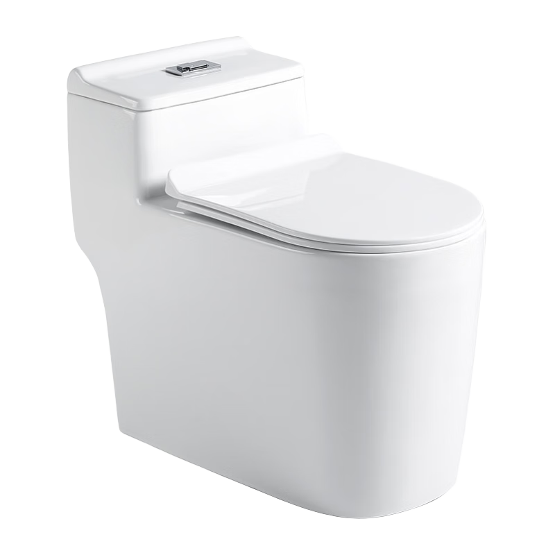 尊馳（ZUNCHI）馬桶噴射虹吸式大沖力大管道節(jié)水坐便器防濺普通家用緩降抽水座便 【噴射虹吸】強勁大沖力一級節(jié)水