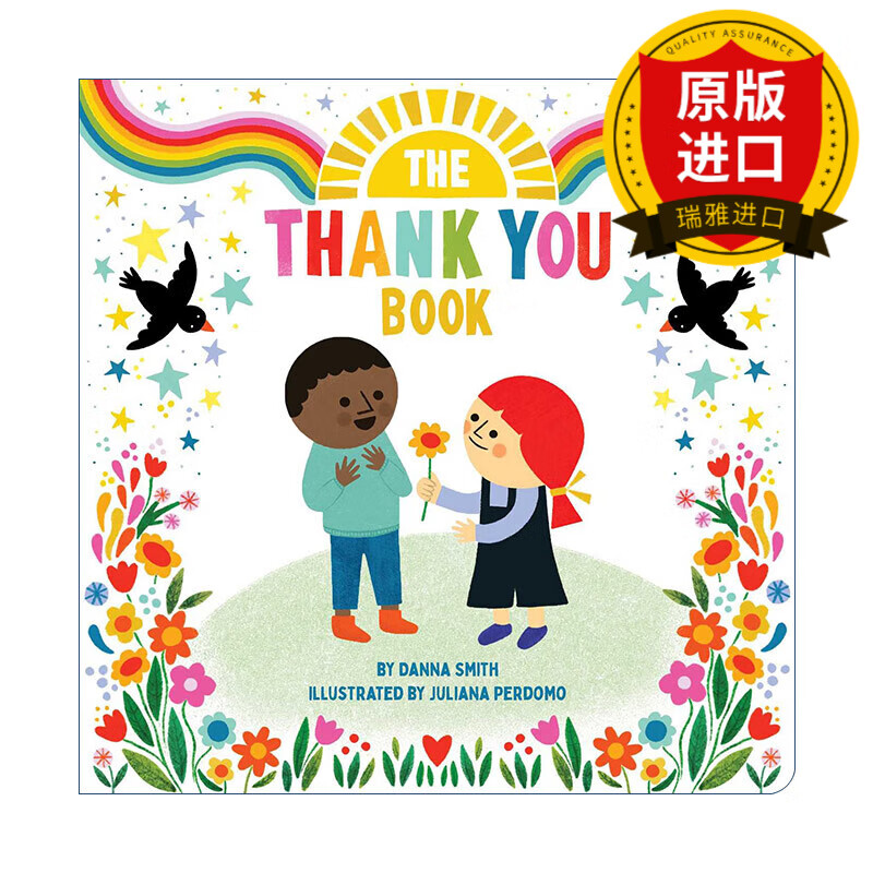thank you book 感谢书 向身边人表达感谢 纸板书 英文版 进口英语