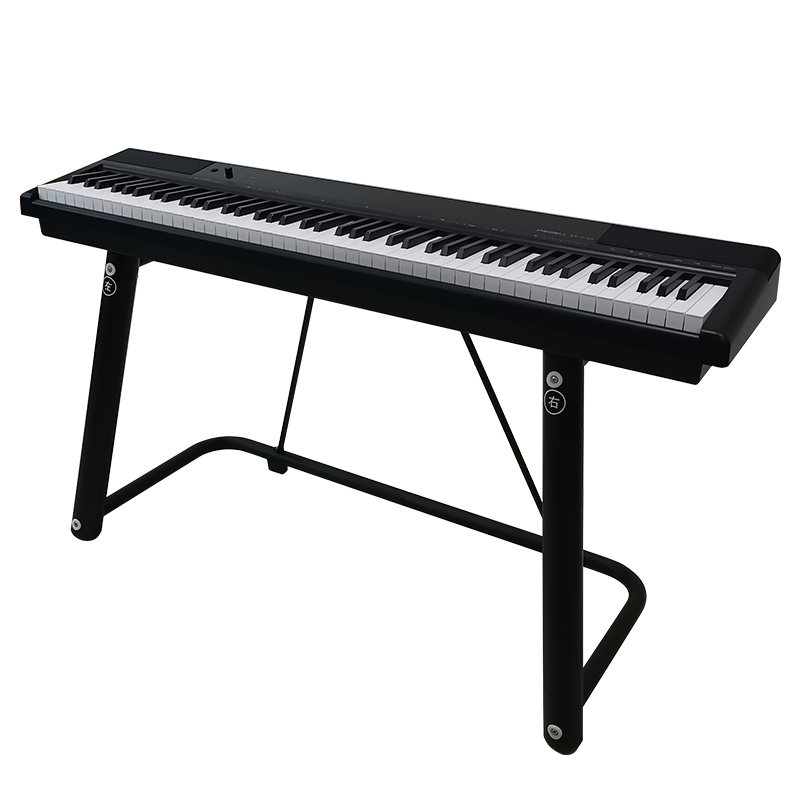 美得理(MEDELI)电钢琴SP-C120重锤88键配重便携重锤电子钢琴 黑色琴头+U型琴架