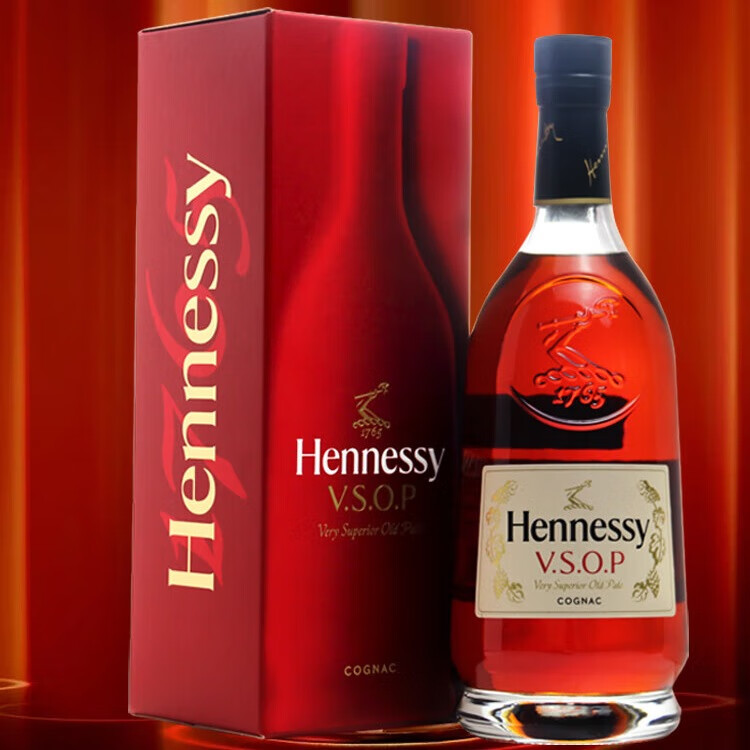 轩尼诗（Hennessy）正品行货 VSOP新点干邑白兰地 法国原装原瓶进口洋酒 节日送礼品 轩尼诗vsop红盒 新款 700mL 1瓶