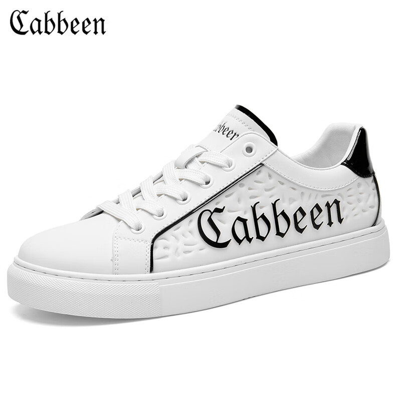 cabbeen卡宾男鞋夏季新款潮流时尚小白鞋男百搭休闲板鞋男软底轻便